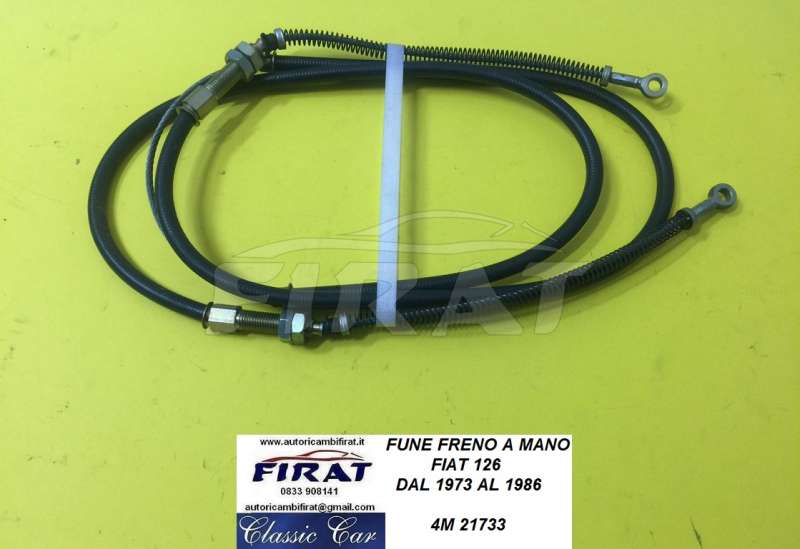 FUNE FRENO A MANO FIAT 126 (21733)